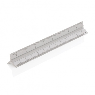 Logotrade promotional merchandise photo of: 15cm. Aluminum triangular ruler
