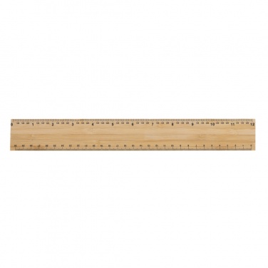 Logotrade corporate gifts photo of: Timberson extra thick 30cm double sided bamboo ruler