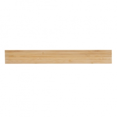 Logo trade promotional merchandise picture of: Timberson extra thick 30cm double sided bamboo ruler