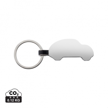 Logotrade promotional giveaway picture of: RCS recycled zinc alloy car keyring