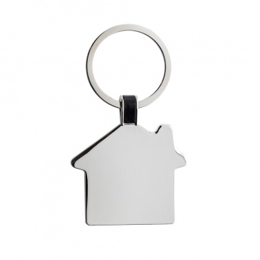 Logotrade promotional items photo of: RCS recycled zinc alloy house keyring