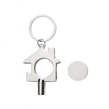 Logotrade promotional product picture of: RCS recycled zinc alloy 3 in 1 keychain