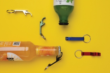 Logotrade promotional products photo of: RCS recycled aluminum bottle and can opener