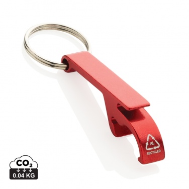 Logotrade advertising product image of: RCS recycled aluminum bottle and can opener
