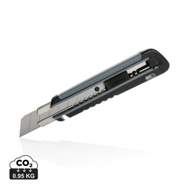 Logotrade promotional merchandise picture of: Refillable RCS rplastic heavy duty snap-off knife soft grip