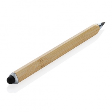 Logo trade promotional gifts image of: Eon bamboo infinity multitasking pen
