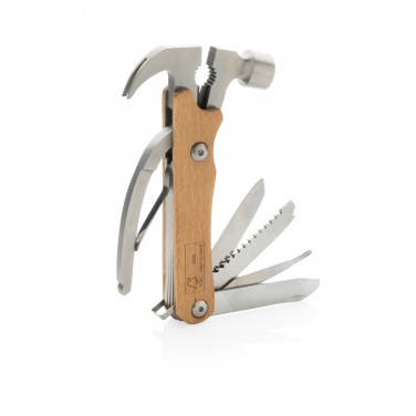 Logotrade corporate gift image of: Wooden multi-tool hammer