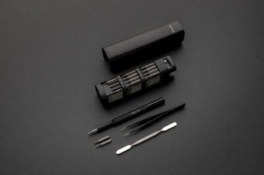 Logo trade promotional giveaways image of: Gear X RCS recycled aluminum precision screwdriver set 46 pc