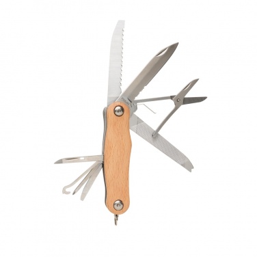 Logo trade promotional giveaways picture of: Wood pocket knife