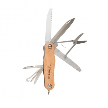 Logo trade promotional giveaway photo of: Wood pocket knife