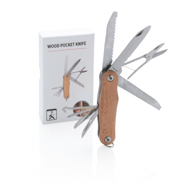 Logotrade promotional item picture of: Wood pocket knife
