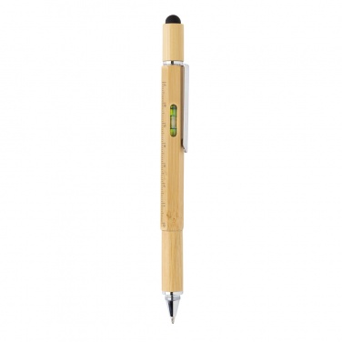 Logotrade promotional merchandise picture of: Bamboo 5-in-1 toolpen
