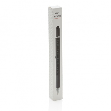 Logotrade promotional gift image of: 5-in-1 aluminium toolpen