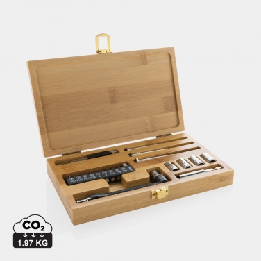 Logotrade corporate gifts photo of: Carvine 21 pcs bamboo tool set