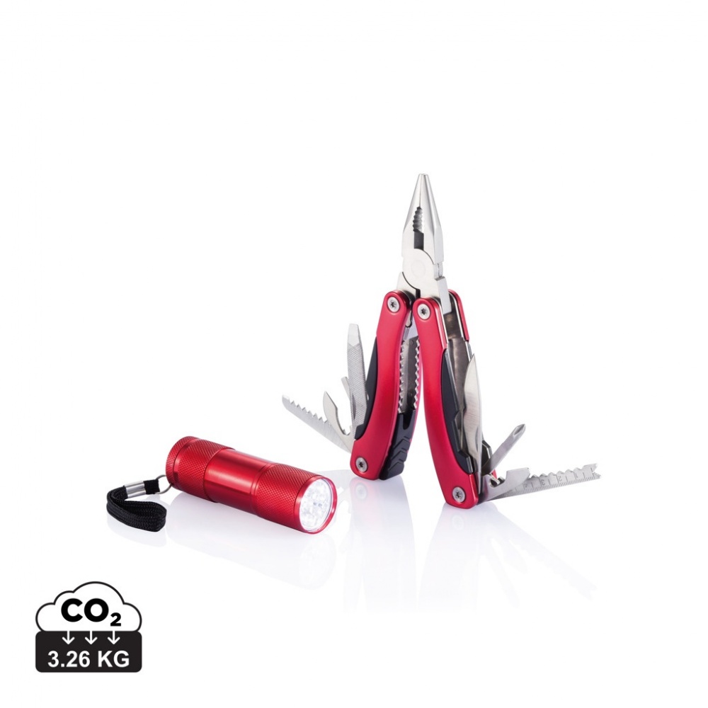 Logo trade corporate gifts image of: Multitool and torch set