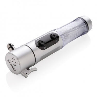 Logo trade promotional giveaway photo of: Emergency light with hammer