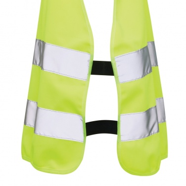 Logo trade promotional products picture of: GRS recycled PET high-visibility safety vest 7-12 years