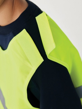 Logo trade advertising product photo of: GRS recycled PET high-visibility safety vest 7-12 years