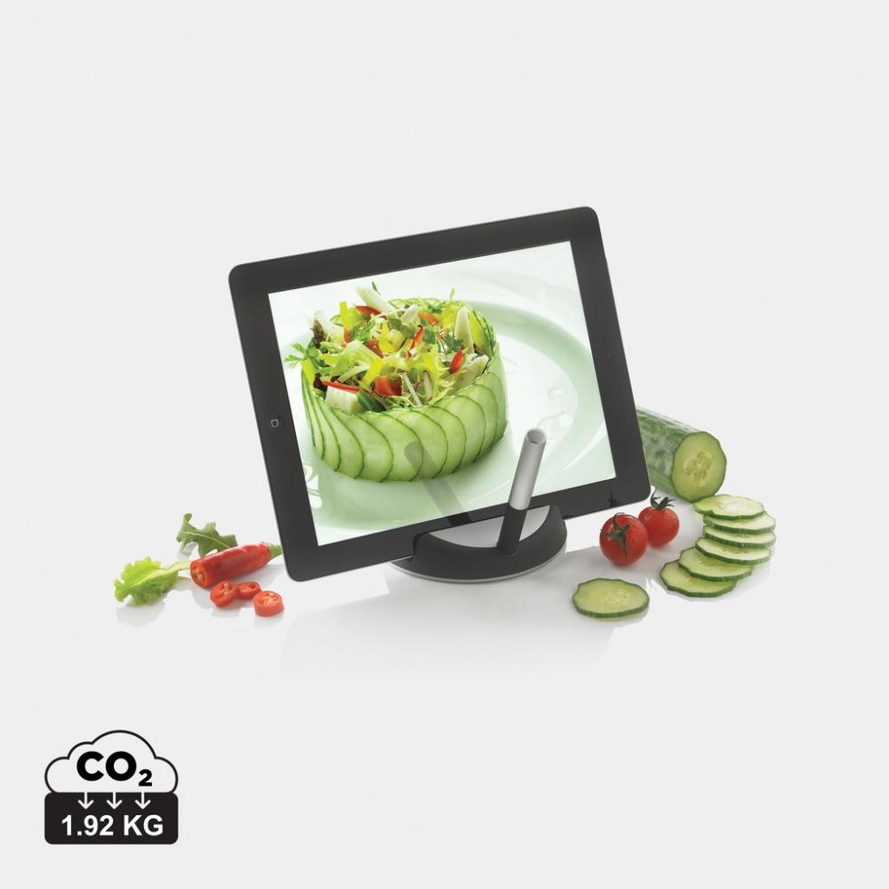 Logo trade advertising product photo of: Chef tablet stand with touchpen