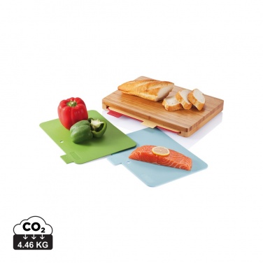 Logotrade promotional merchandise photo of: Cutting board with 4pcs hygienic boards