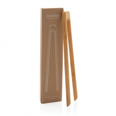 Logotrade corporate gift picture of: Ukiyo bamboo serving tongs