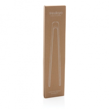 Logotrade promotional merchandise picture of: Ukiyo bamboo serving tongs