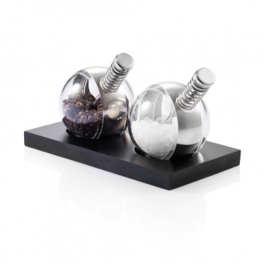 Logo trade corporate gifts image of: Planet pepper & salt set