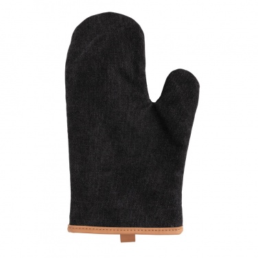 Logo trade promotional merchandise image of: Deluxe canvas oven mitt