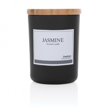 Logotrade promotional products photo of: Ukiyo deluxe scented candle with bamboo lid