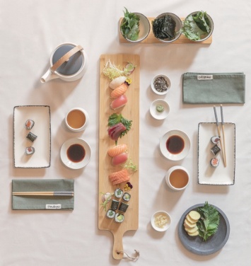 Logotrade promotional item image of: Ukiyo 3pc serving bowl set with bamboo tray
