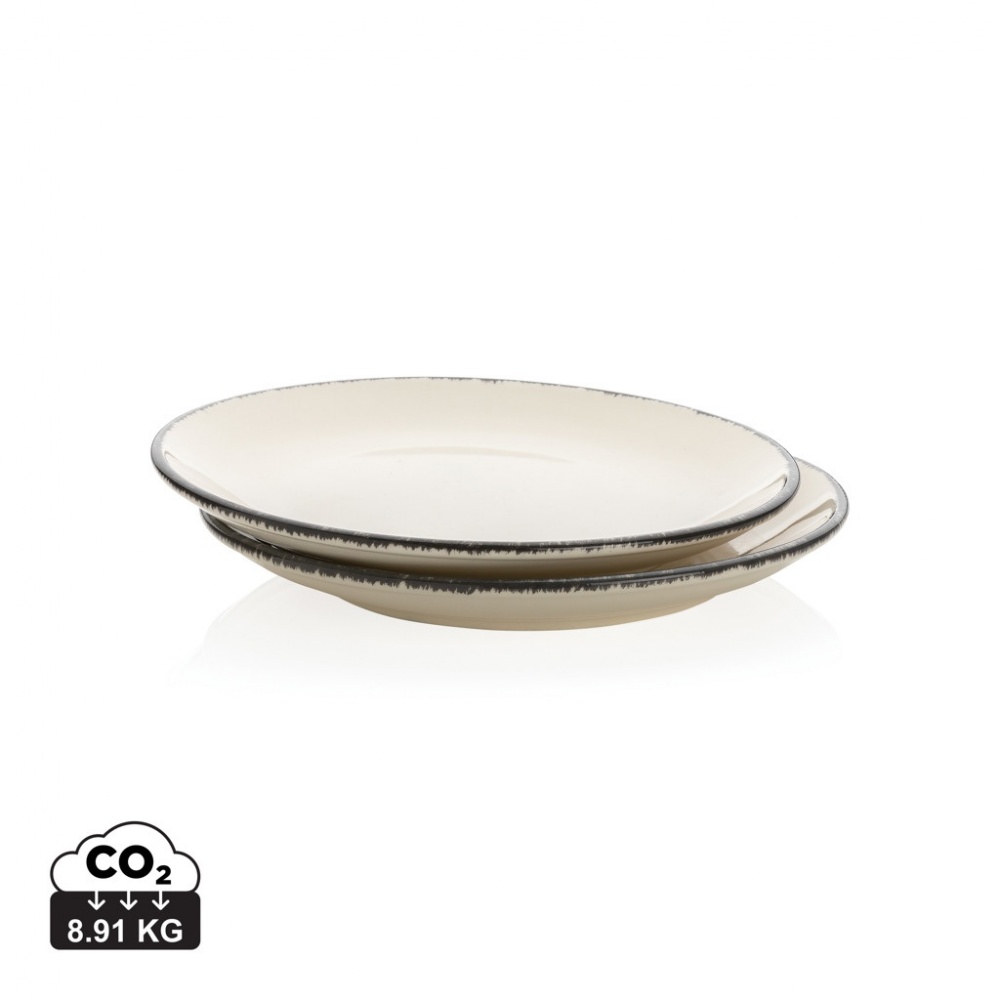 Logotrade promotional gift image of: Ukiyo dinner plate set of 2