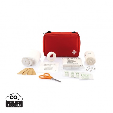 Logo trade promotional giveaways image of: Mail size first aid kit