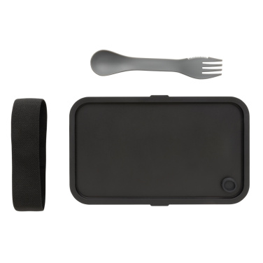 Logo trade promotional merchandise image of: GRS recycled PP lunch box with spork