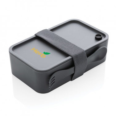 Logo trade promotional gift photo of: PP lunchbox with spork