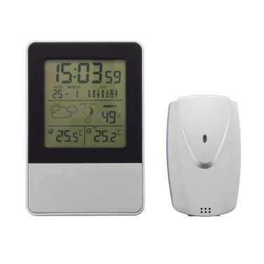 Logo trade advertising products image of: Indoor/outdoor weather station