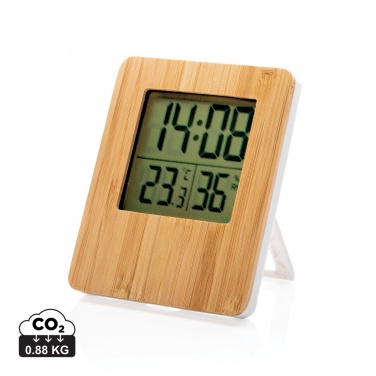 Logotrade promotional giveaways photo of: Bamboo weather station