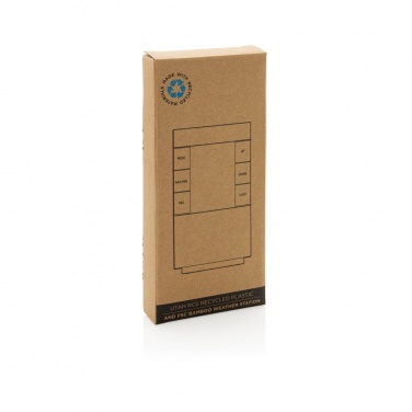 Logo trade promotional merchandise image of: Utah RCS rplastic and bamboo weather station