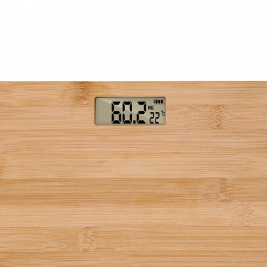 Logo trade promotional product photo of: Grundig Bamboo Digital Body Scale