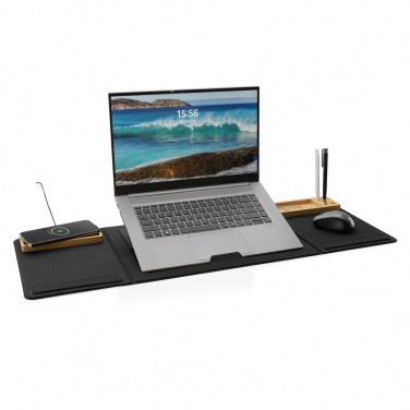 Logotrade promotional merchandise picture of: Impact AWARE RPET Foldable desk organizer with laptop stand