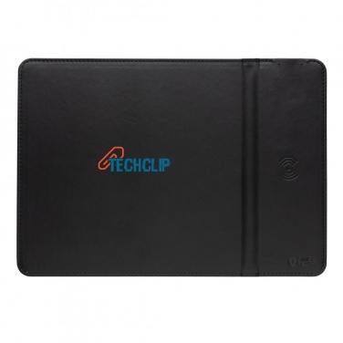 Logotrade promotional giveaways photo of: Swiss Peak RCS recycled PU 10W wireless charging mousepad