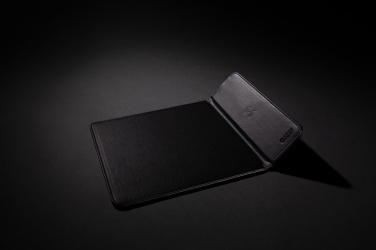 Logotrade promotional product image of: Swiss Peak RCS recycled PU 10W wireless charging mousepad