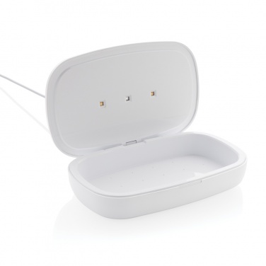 Logotrade corporate gifts photo of: UV-C steriliser box with 5W wireless charger