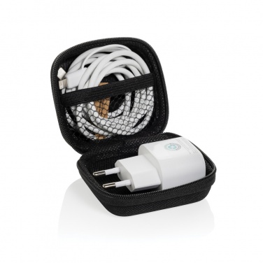 Logotrade corporate gifts photo of: Boost RCS reycled PET 20W type C 2 pcs charging set