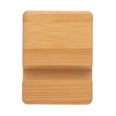 Logo trade promotional merchandise photo of: Bamboo phone stand XD