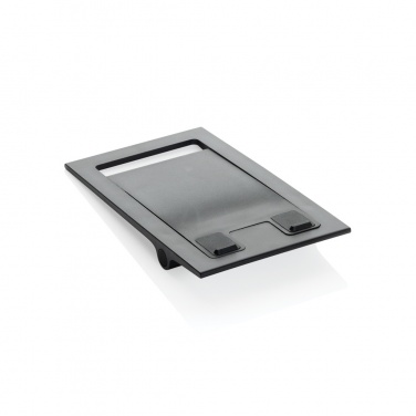 Logo trade promotional merchandise photo of: SnapStand RCS recycled plastic foldable phone stand