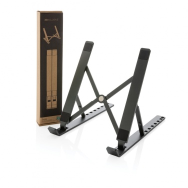 Logo trade business gift photo of: Terra RCS recycled aluminium universal laptop/tablet stand
