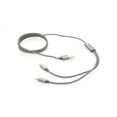 Logotrade promotional items photo of: 3-in-1 braided cable