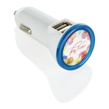 Logotrade promotional giveaway image of: Powerful dual port car charger