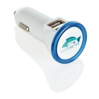 Logotrade business gifts photo of: Powerful dual port car charger