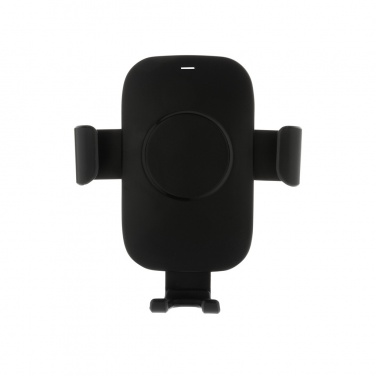 Logo trade promotional products image of: RCS recycled plastic 10W wireless charging car holder